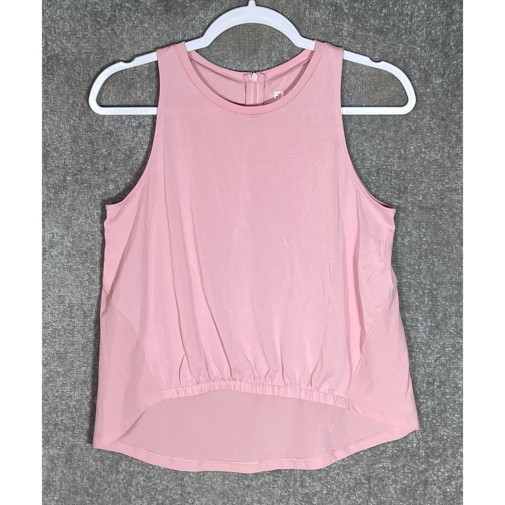 FLX Urban Commuter Tank Top Womens Sz Small Pink Hi-low Sleeveless Athleisure